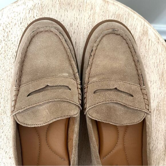 Born Light Brown Suede Loafers - Picture 10 of 12